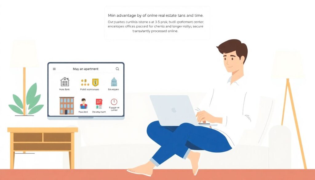 Цифровая недвижимость: онлайн-сделки, электронные ПС, дистанционная покупка квартиры - иллюстрация