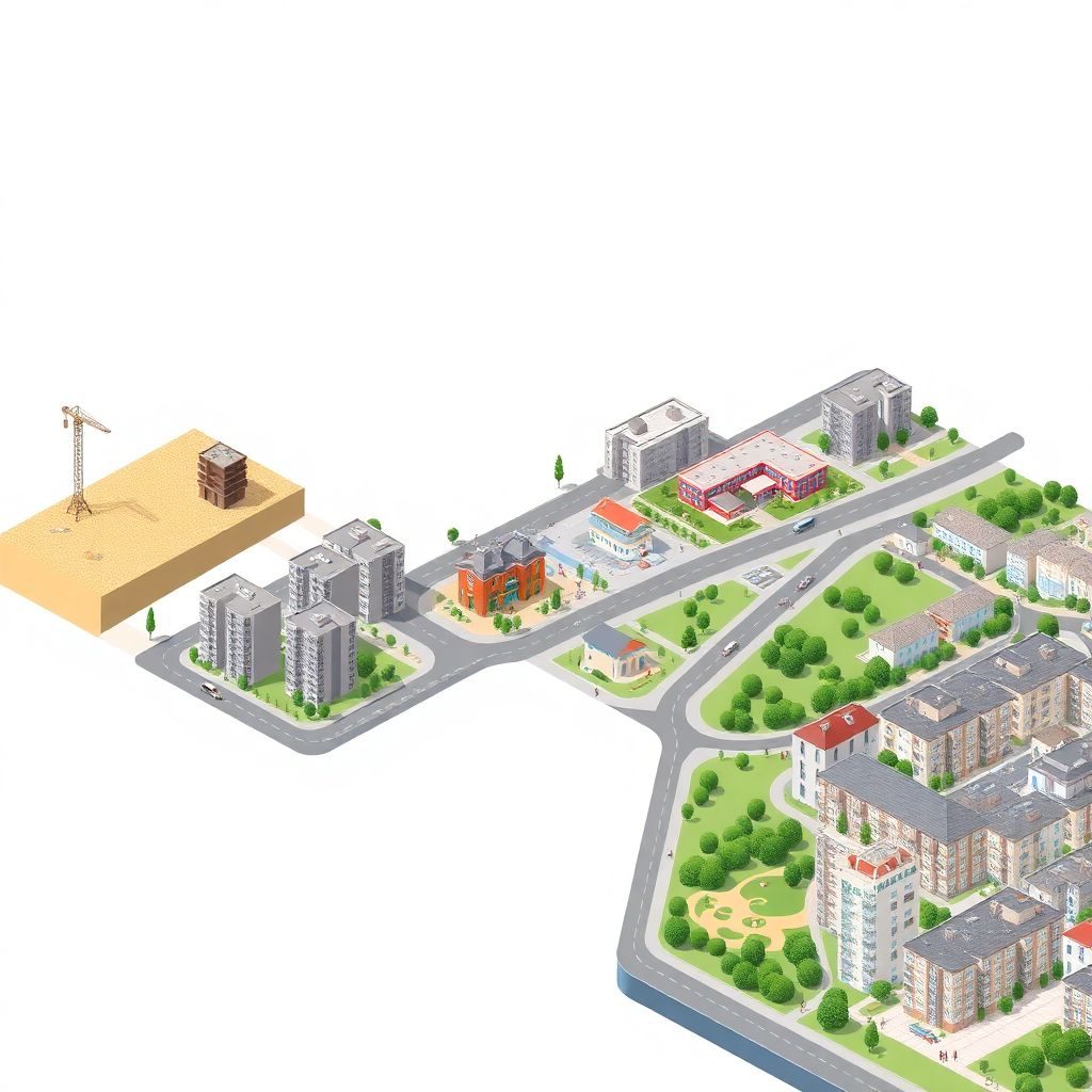 Инфраструктура вокруг новых жилых комплексов: школы, сады и транспорт