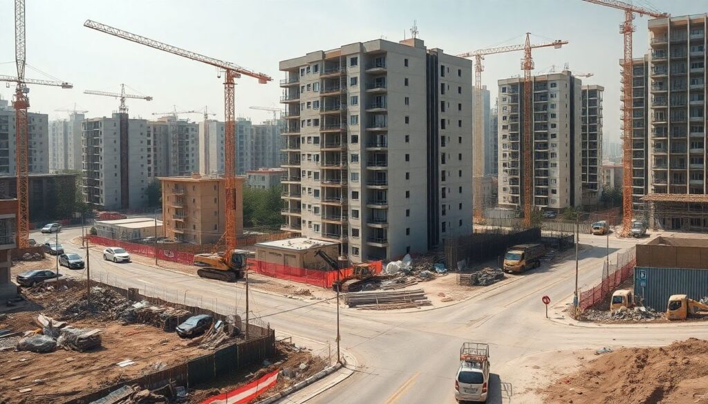 Плюсы и минусы жизни в первых очередях сдачи жилого комплекса - иллюстрация