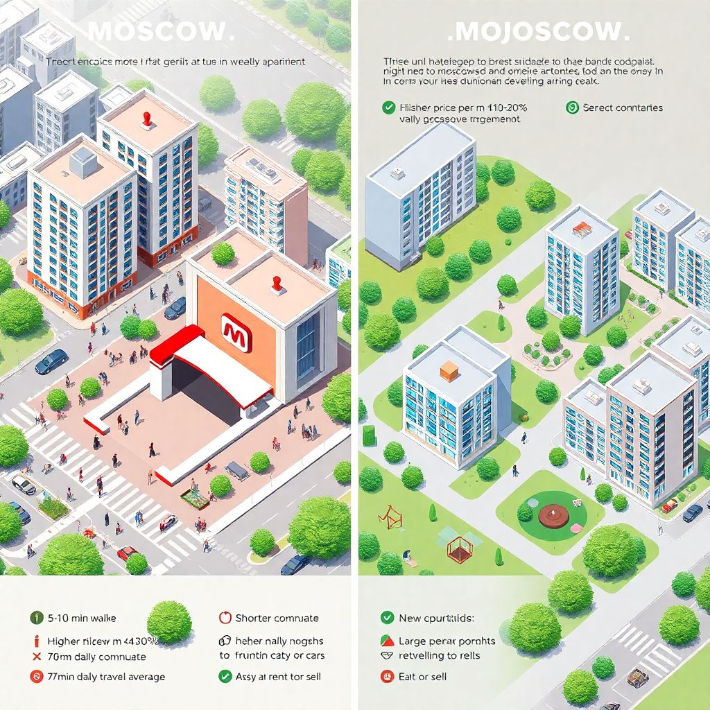 Новостройки у метро или в развивающейся инфраструктуре: что выгоднее выбрать
