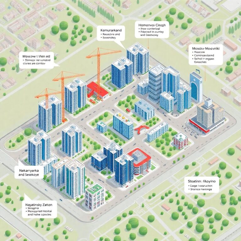 Районы Москвы с бурным развитием новостроек: топ-7, плюсы и минусы покупки