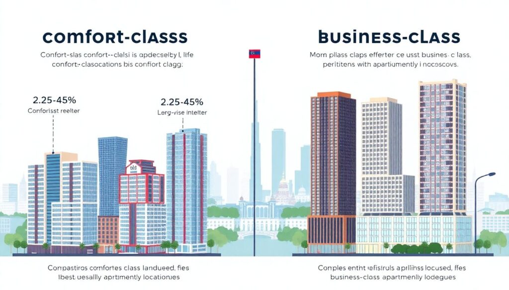 Новые проекты бизнес-класса в Москве: чем они отличаются от комфорт-класса - иллюстрация