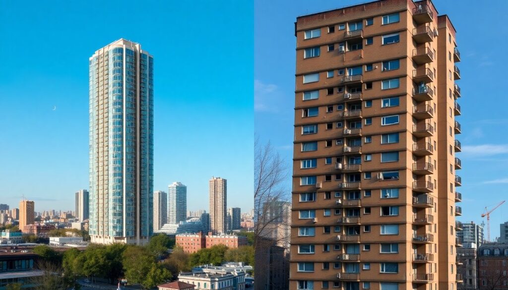 Жизнь в новостройке vs. в старом фонде: сравнение расходов, комфорта и перспектив - иллюстрация
