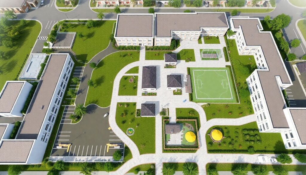 Тренды в благоустройстве дворов новостроек: от паркинга до общественных пространств - иллюстрация